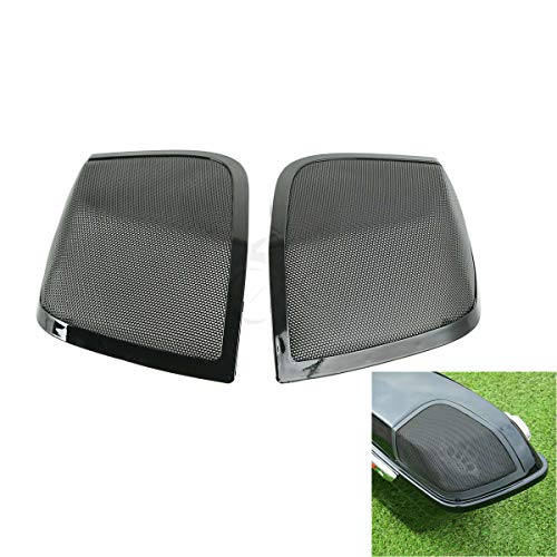 Rejilla para altavoz de tapa de alforja 5" x 7" para Harley Davidson Touring (2014-2024) miniatura 2