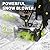 Cordless Snow Blower: DEKOPRO 40V|20-Inch Cordless Snow Thrower, Electric Snow Removal with Adjustable Chute, LED Light, Electric Snow Blower with 25ft Throw Distance