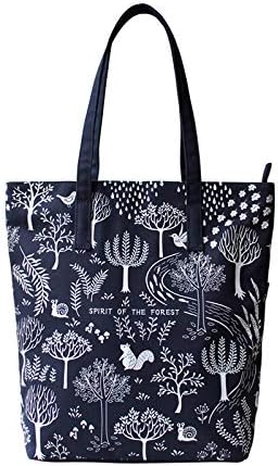 Amazon トートバッグ 刺繍 花柄 和風 和柄 手提げ ファスナー付き レディース ショルダー バッグ 2way 肩掛け シンプル 内ポケット付き 花見 通勤 通学 プレゼント対応 母の日ギフト ママさん プレゼント 母の日 バッグ 女性用 2wayバッグ Sｃｏｙｃｏ トートバッグ