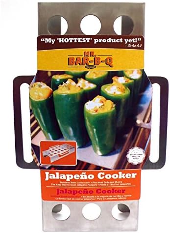 Master Forge Mr Bar-B-Q Stainless Steel Jalapeno Popper Rack - 18 Hole