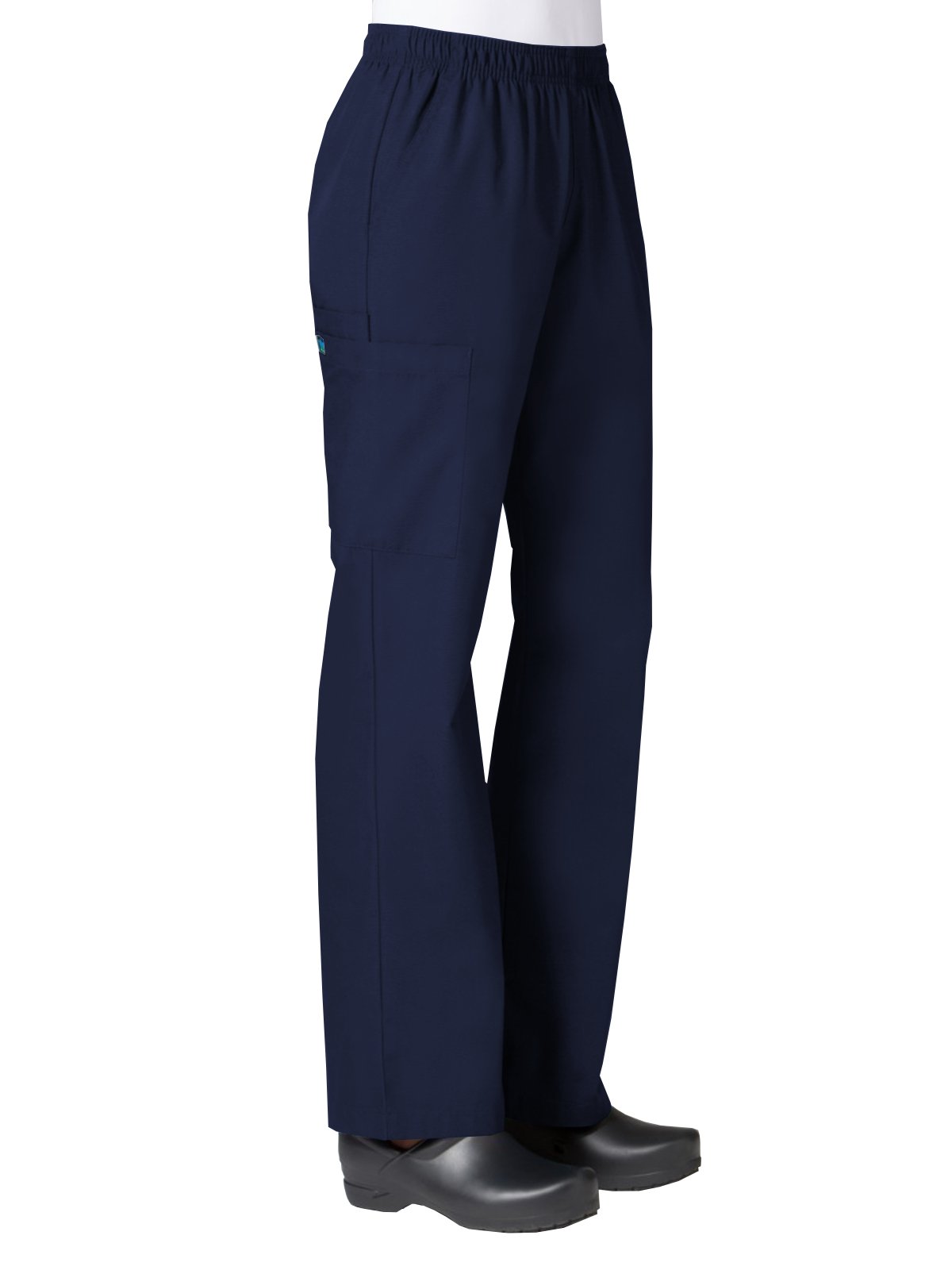 Maevn Women's Core Full Elastic Band Cargo Pants(Navy, XXX-Large Petite)