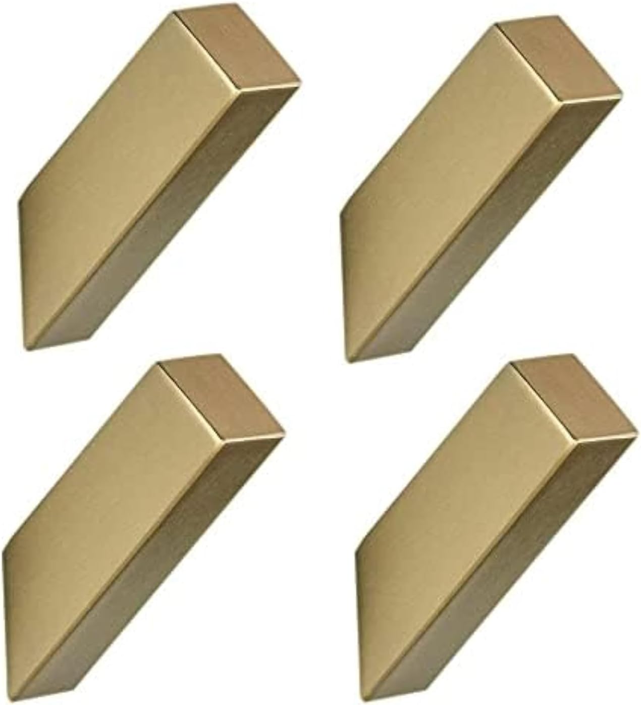 YJ YANJUN Towel Hook Gold 4 Pack Brushed Gold Wall Hooks Stainless Steel Coat Hooks for Wall
