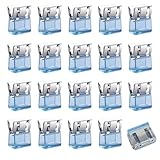 20 Stück Hosenbein Fixierclips Klemmen, Hosenbein Kürzungsclip, befestigungsclips Anti-Wisch-Befestigungsclips, Hosensaum Fixierer, Leg Shortening Clips für Lange Hosen Beinanpassung