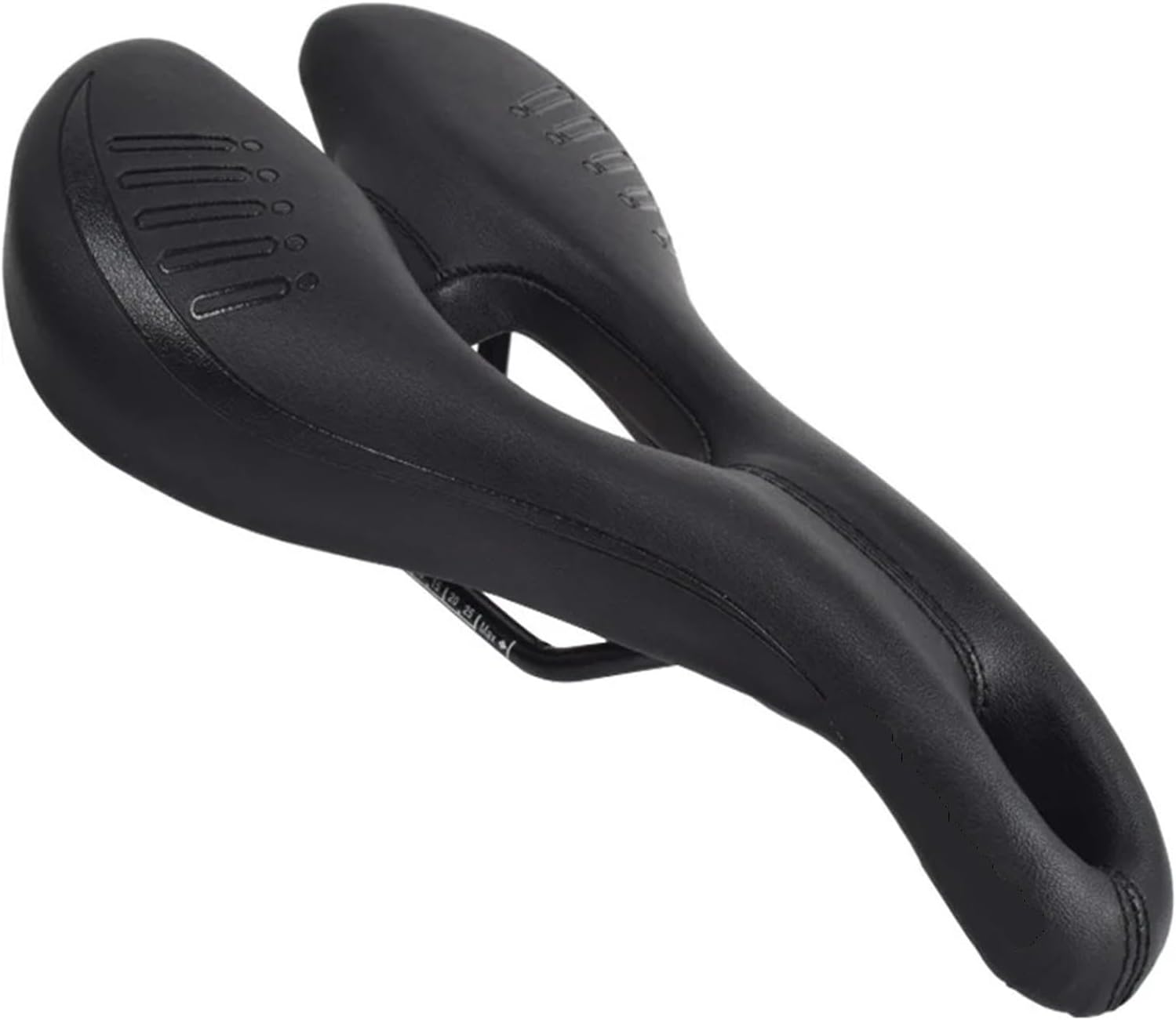 Leather Road Bike Seat Hollow Breathable Cushion for Racing Bikes Bicycle Saddle & Cycling Seat Bag Accessories