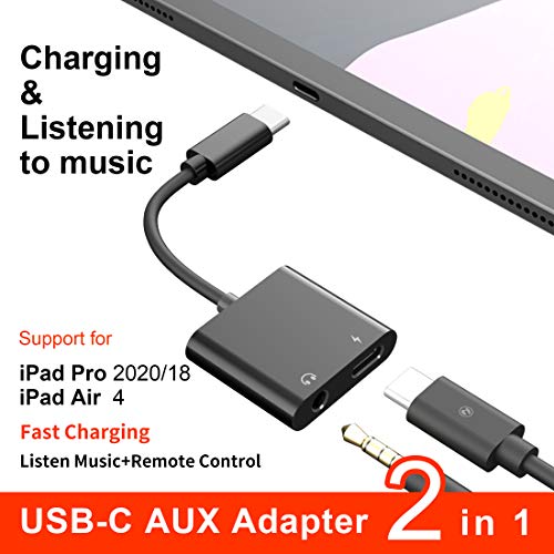 Ivoros Usb C To 3.5Mm Headphone & Charge Adapter, Type C Audio Jack Earphone Aux Converter,Work For Samsung Galaxy S21/S20/Fe 5G/Ultra/Note 20/10+Plus,Google Pixel 5/4/3/2 Xl,Ipad Pro/Air 4/Mini 6 #TOP3