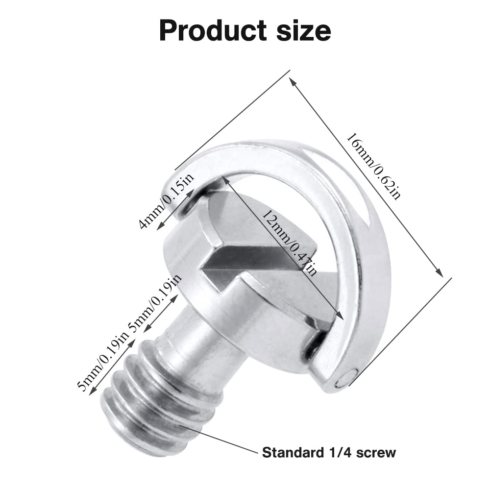 2 Pezzi Acciaio Inox Per Fotocamera E Treppiedi - Viti - Foto 10