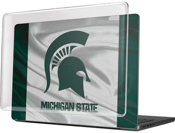 Skinit Case + Skin Compatible with MacBook Pro 14in (2021) - Officially Licensed Michigan State University Spartans Jersey Design