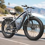 QRONGE Electric Bike for Adults 1800W Peak, Adult Electric Bicycles, 26