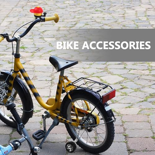 Ruedas de Entrenamiento para Bicicleta, Ruedas Auxiliares Estabilizadoras Universales de Acero Aleado con Timbre, para Niños, Color Negro miniatura 4