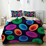 Enthält ein Bettbezug-Bettwäsche-Set aus Mikrofaser (135 x 200cm/53x78inch) und ein Mikrofaser-Kissenbezug (50 cm x 80 cm/19.6x31.5inch)