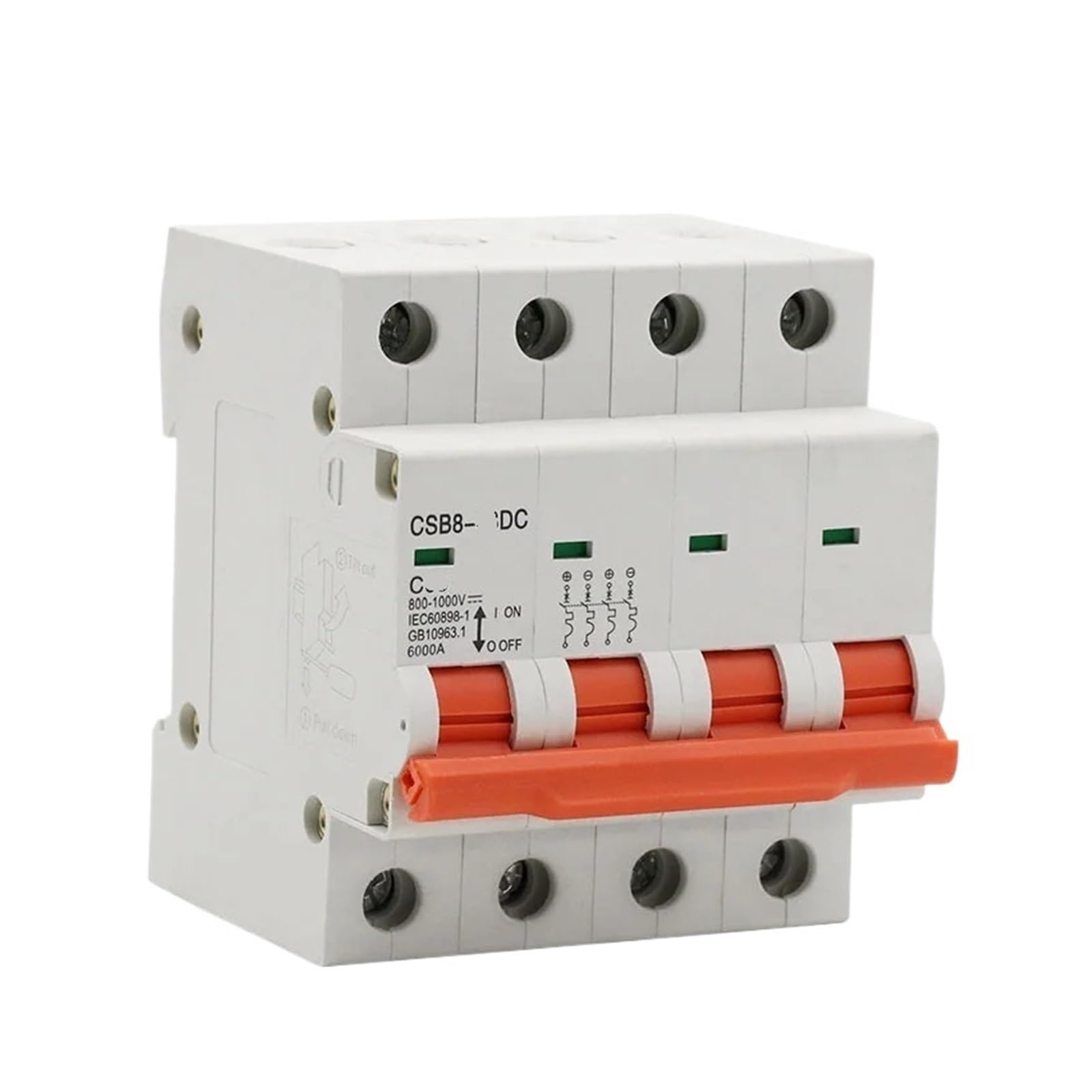 Disyuntor Solar 4P 20A para Proteger Paneles Solares y Evitar Cortocircuitos 2