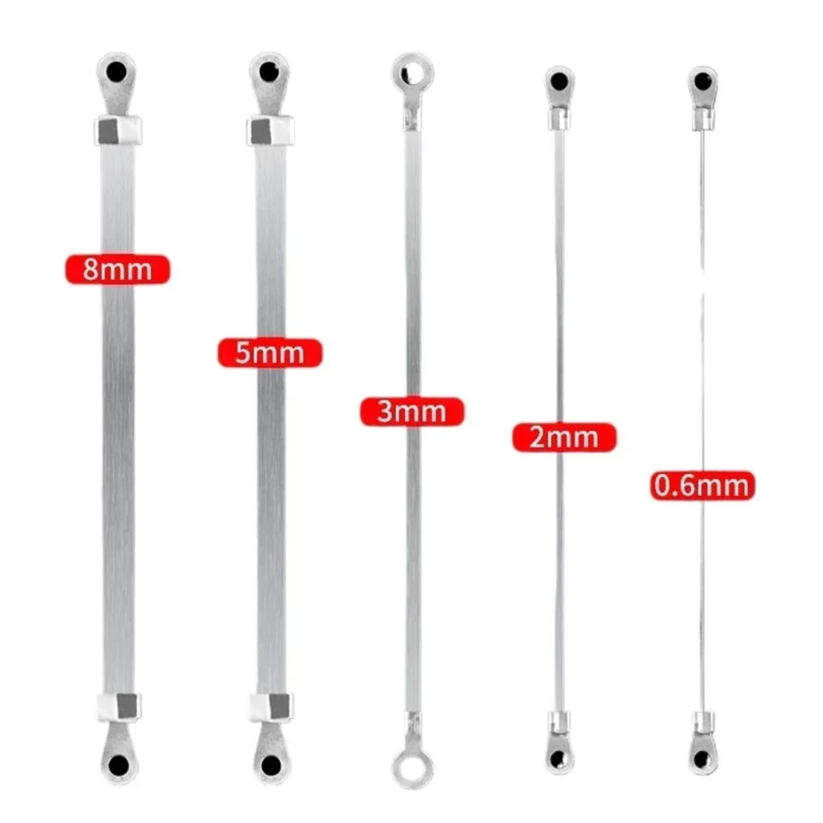 Juego de 10 Piezas de Repuesto for selladora de Impulso: Tiras termosellables, Elemento Calefactor, Agarre, 30/40/50 cm(500 2mm)