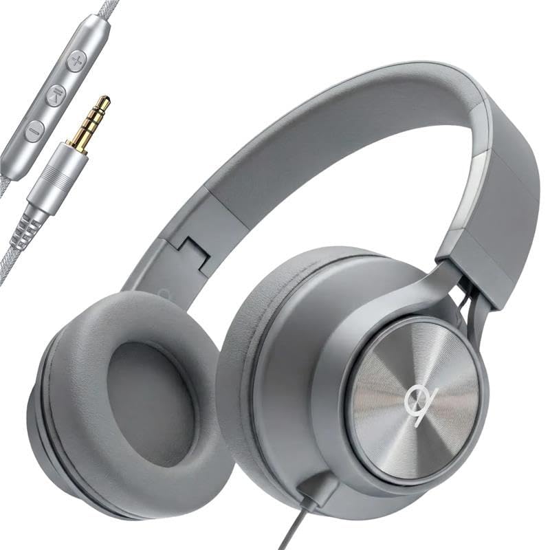 Image of ARTIX Wired Headphones for Kids & Adults - Built-in Mic & Volume Control, Kids Headphones for School & Travel, Girls & Boys Head Phones for Computer, iPad, Chromebook, Tablet, Laptop 3.5mm Aux Cord