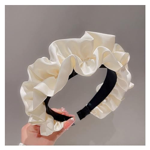 ZAHSY Diademas plisadas de satén para mujer, para lavar la cara, bandas de plástico para la cabeza para mujer, diadema fruncida de tela para el disponible en Yaxa Peru