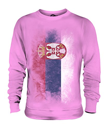Sweat-shirt Serbie Candymix le cadeau unisexe idéal avec son drapeau en dégradé