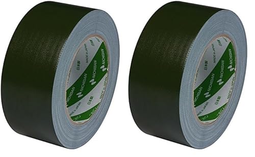ニチバン 布テープ 50mm×25m巻 102N3-50 緑 (× 2)