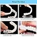 4 Pares Dientes Dentadura Postiza de Carillas Dientes Temporales Instantáneos Dientes Cosméticos...