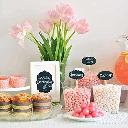 Uooker 6 PCS Fake Cupcake Faux Cakes Simulation Mixed Cake Model Artificial Food Toys for Home Decoration Festive Party Bakery Shop Window Display etc.