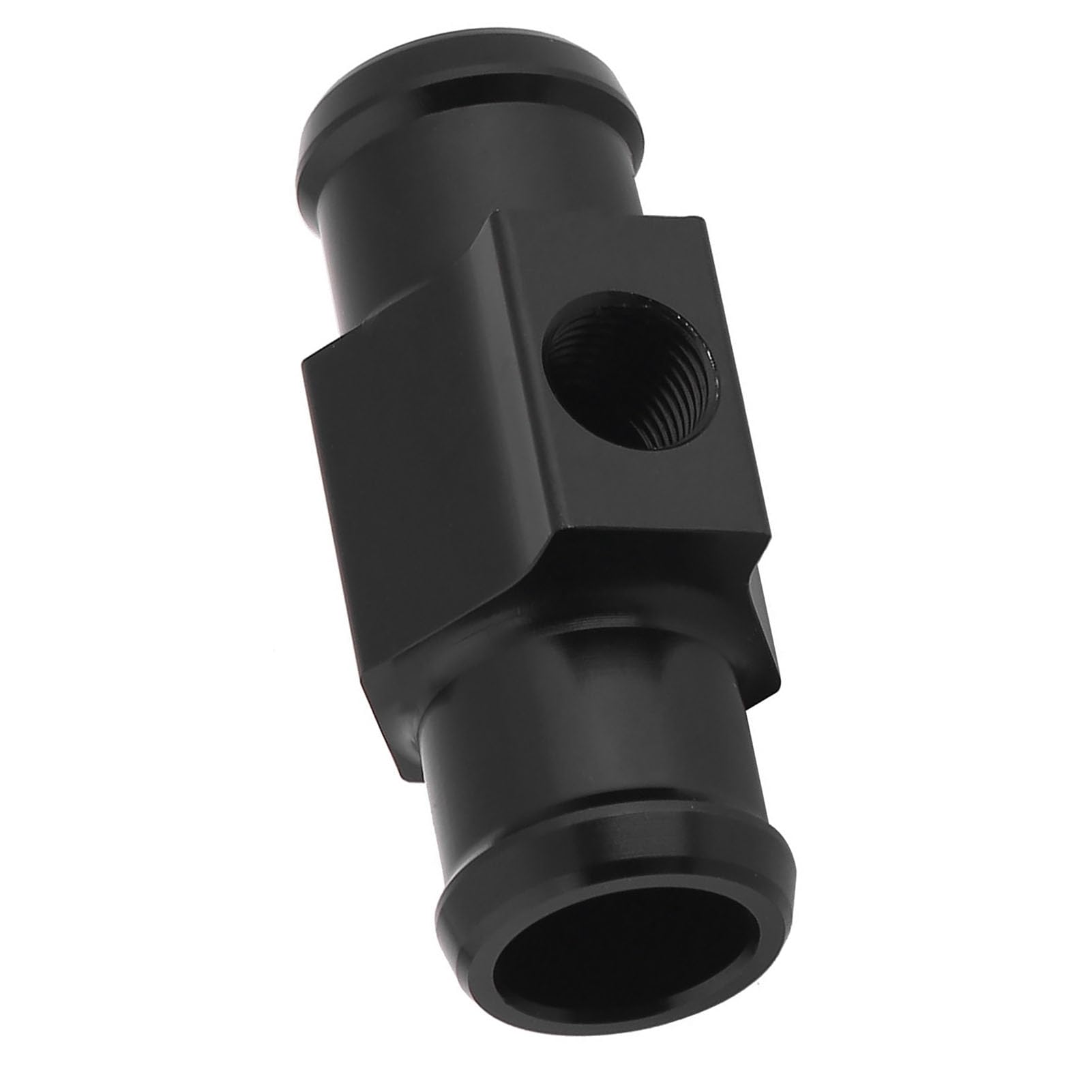 Akozon Adaptador de Temperatura del Agua para Motocicleta, Medidor de Sensor de Manguera de Tubo de Junta, para Motocicletas Universales, Aleación de Aluminio, Negro (22MM)