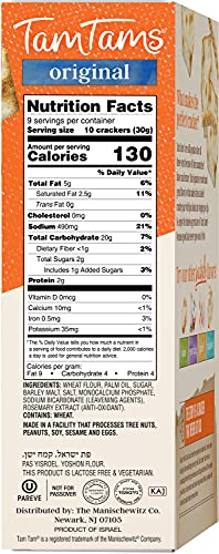 Manischewitz Tam Tam Original Crackers 9.6oz (2 Pack), Fluffy & Airy, Baked to Perfection - image 3