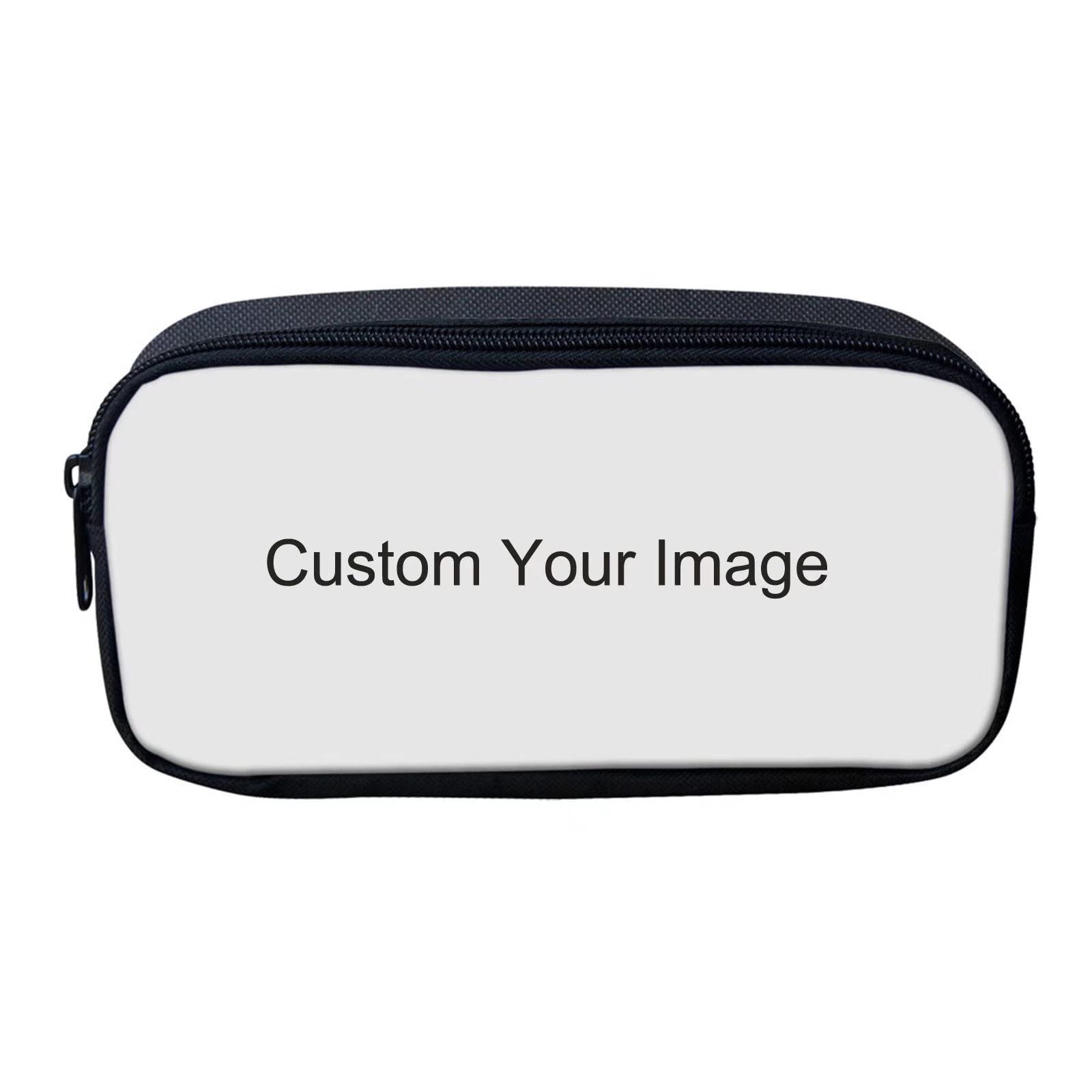 HELLHERO Custom Pencil Case Organzier Personalized Pen Bag Pouch Markers Stationery Holder Travel Cosmetic Bags for Adults Kids Boys Girls Women Men Gifts — image 1
