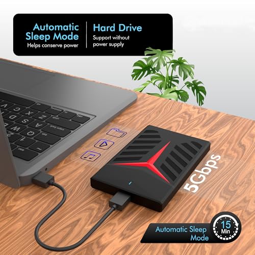Image of My Portable Hard Disk Drive - USB 3.0, Memory Expansion Data Storage & Backup, External HDD, Compatible with Windows and Mac, Y-Design. (1, TB)