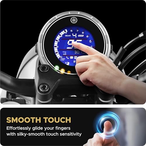 Image of Spartan Shield [2 PACK Digital Meter Screen Guard For YAMAHA XSR 155 || Speedometer TFT Display Protector | Scratch Resistant | Xsr155 Instrument Cluster Cover Accessories 2025+ [Not Tempered Glass]