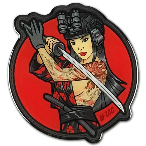 Image of M-Tac Morale Sticker Tactical Girl - 3D Sticker - Bumper Sticker - Tactical Military Stickers for Laptop, Tablet, Phone, Notebook, Car Bumper, Hard Hat (#3 Sith)