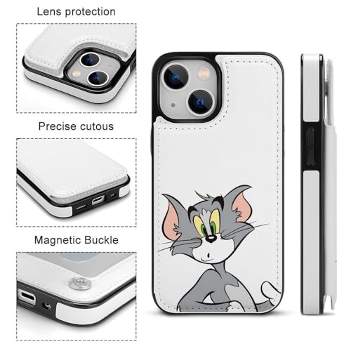 iPhone11pro用ケース 手帳型 トムとジェリー 【全機種対応】 アイフォン11pro用ケース スマホケース 財布型 PUレザー おしゃれ 背面カード収納 スタンド機能 携帯カバー 耐衝撃