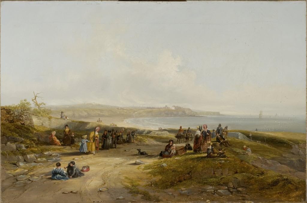 Toile Cullercoats de Tynemouth par Johncarmichael, impression d'art premium