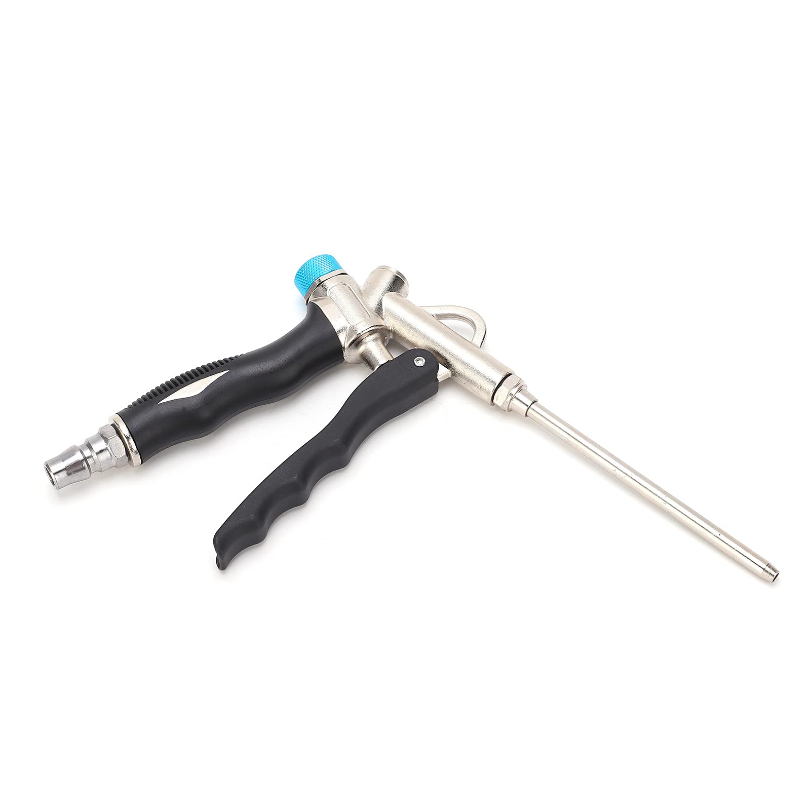 Pistolet à Air Comprimé 2 Voies - Débit Réglable Et Buse Flexible - Pour Nettoyage Atelier