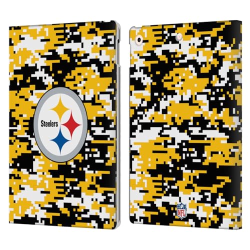 Housse cuir iPad 10.2 licence officielle NFL Pittsburgh Steelers design