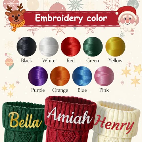 Personalized-Christmas-Stockings-with-Name-Embroidered-Knitted-Christmas-Stockings-18-Large-Xmas-Stocking-Custom-Christmas-Stocking-for-Family-Kids Personalized Christmas Stockings with Name Embroidered Knitted Christmas Stockings 18 Large Xmas Stocking Custom Christmas Stocking for Family Kids