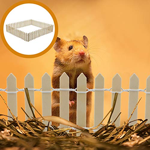 POPETPOP Plataforma de Cerca de Estimação Hamster Brinquedos De Madeira Natural de Madeira para Cerc
