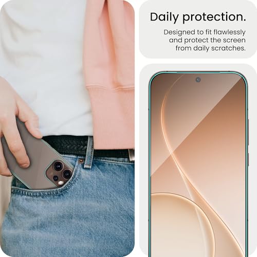 Image of ArmourPro Tempered Glass for Oppo Reno 15 Pro with Back Clear Membrane Guard, Edge to Edge Screen Protector, Anti-Bubble, Anti-Fingerprint, Oil Resistant, Installation Kit | Black