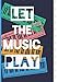 Produktbild Let the music Play: Musiknotizbuch -12 Notensysteme - A4 -110 Seiten - Notizbuch für Musiker, Kompositionsbücher - Manuskriptpapier - für Musiker, Studenten, Songwriting