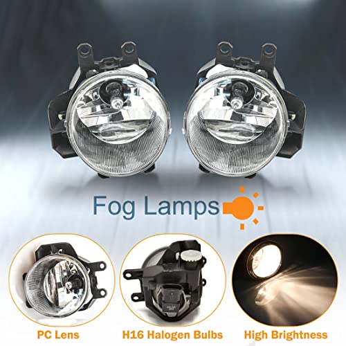Luz Diurna LED para Toyota Highlander 2017-2019 con Kit de Niebla miniatura 4