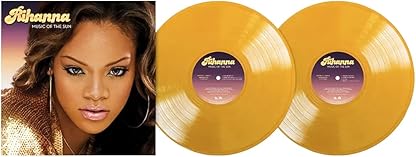 MUSIC OF THE SUN (YELLOW VINYL/2LP) por Rihanna — capa do álbum