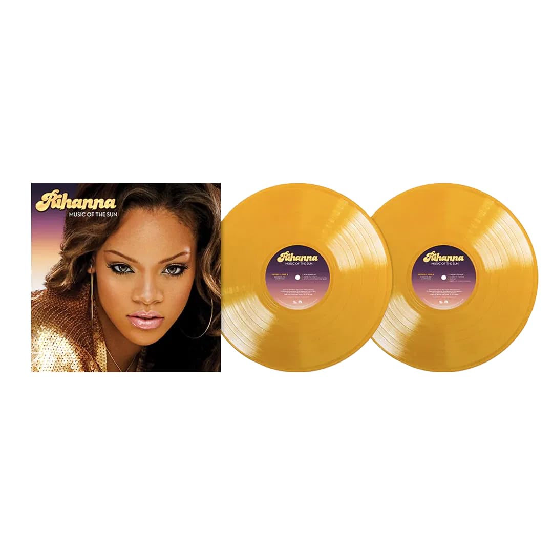 米2LP Rihanna Music Of The Sun B002545401 Def Jam Recordings,  /00520 Rihanna – Music Of The Sun – 2 x Vinyl (Yellow Opaque, LP