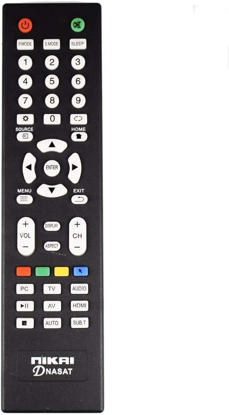 Remote control for nikai smart tv