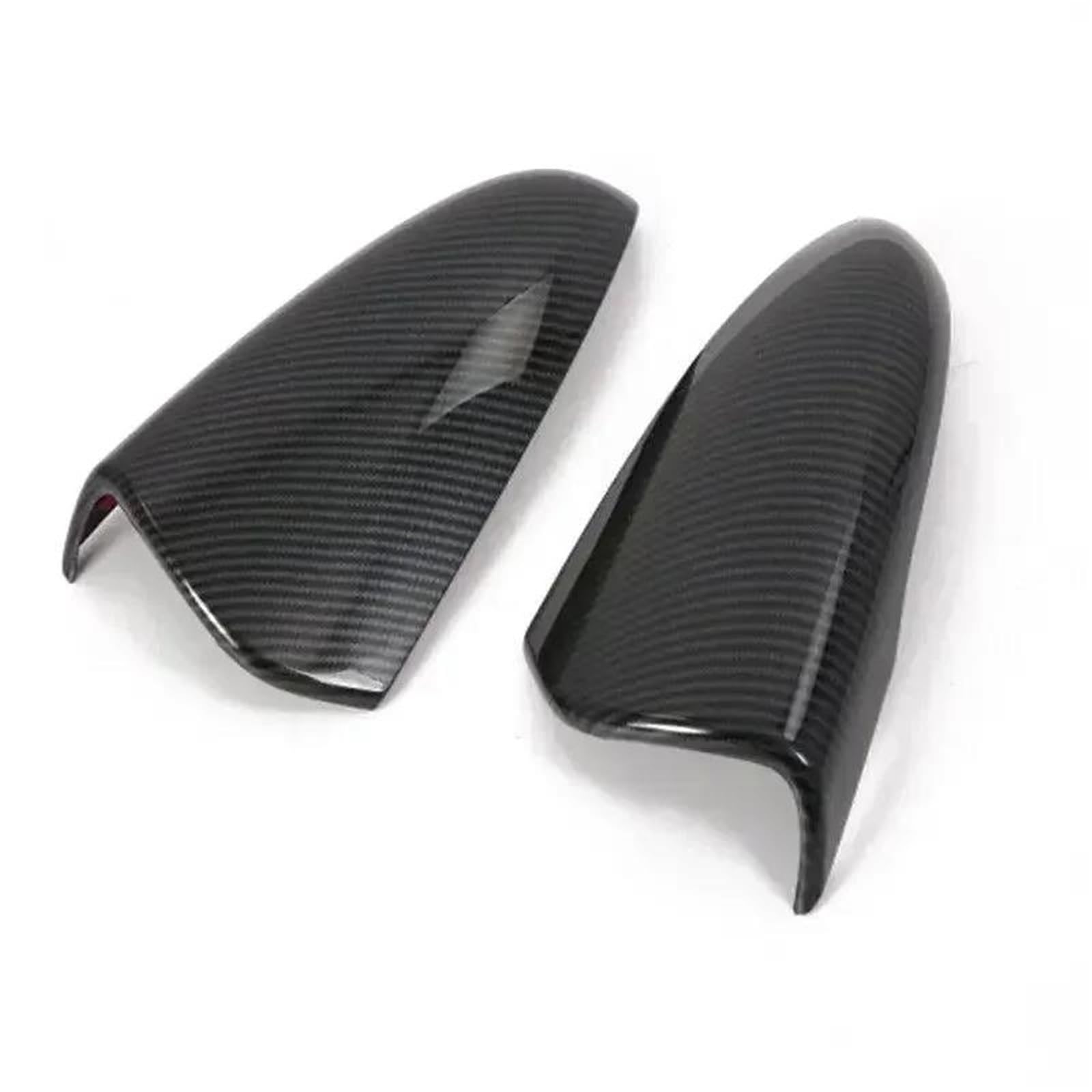 for Hyundai for LAFESTA I20 I20N for BAYON 2020-2023 Car Rearview Side Mirror Cover Wing Cap Sticker Exterior Door(Carbon)