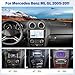 Car Stereo for Mercedes Benz ML GL ML280 ML350 ML500 GL320 GL350 GL450 W164 X164 2005 2006 2007 2008 2009 2010 2011, 9inch Touchscreen Radio with Wireless CarPlay Android Auto, AHD GPS SWC