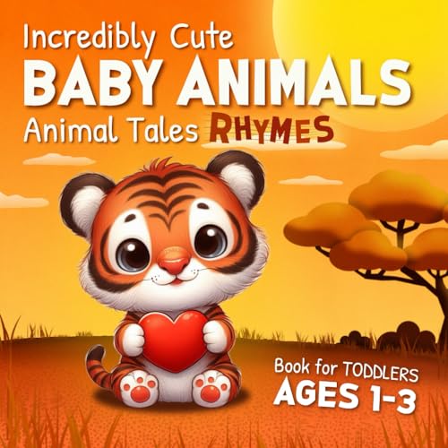 Incredibly Cute Baby Animals: Animal Tales Rhymes Book for Toddlers