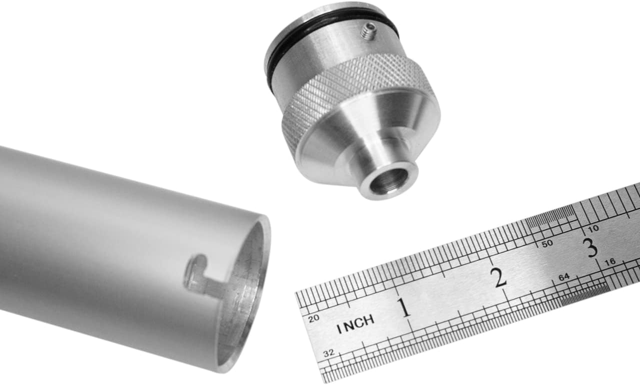 Aluminum Injector for Soft Plastic Plastisol Bait Forms Fishing Lure Making 7oz and 9.5oz