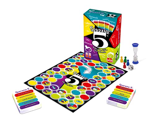 GOLIATH Sparane 5, Name 5, 926349.006 Board Game, Card Game and Questions for the Family Ages Twelve and Up, Multicoloured, 926349.006 - Image 3