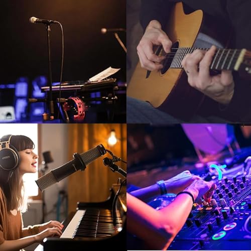 image for HSCLPM Headphone Amplifier, HA400 4-Channel Metal Stereo Audio Amplifi