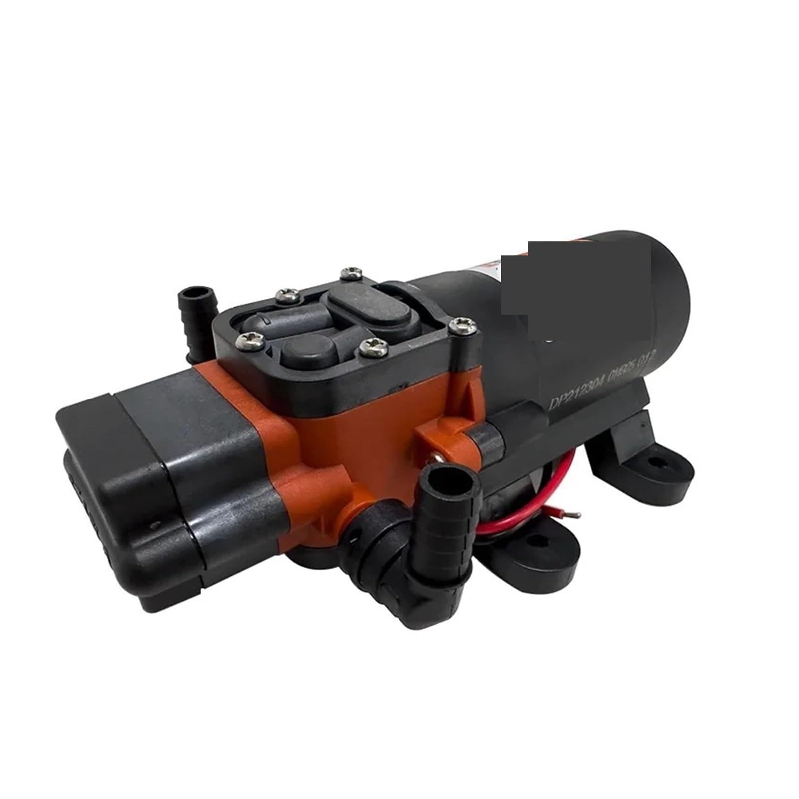 Diaphragm Pump, Diaphragm Pumps, Miniature Marine Electric Booster Pump Self-Priming Solar Shower Car Wash Toilet Pumping RV(12V)