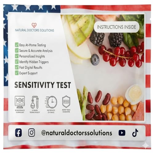 Premium 1250 Item Food Sensitivity Test, Hair Analysis Kit, At Home Collection, Food and Environmental Sensitivity Insights, Digital Results in 2 to 3 Days