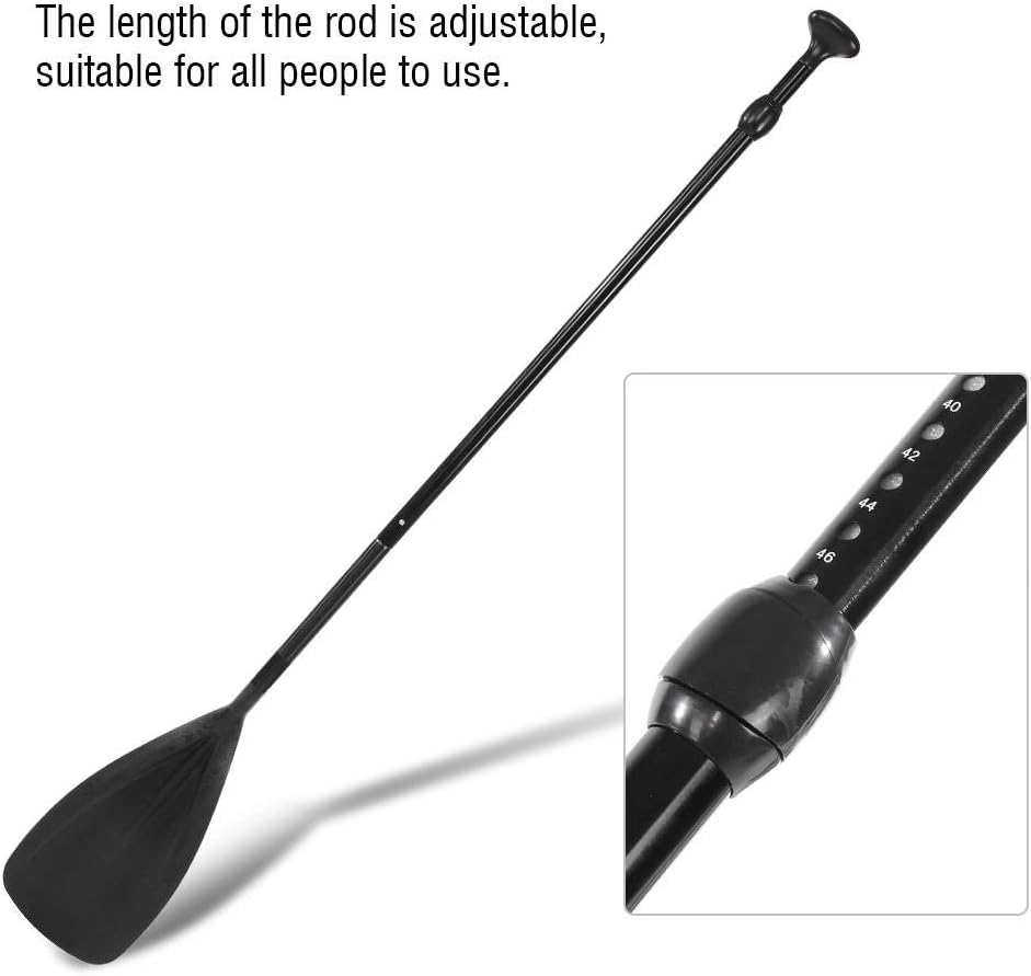 ZJchao Paddle,Adjustable Aluminium Stand-Up Paddle Board Paddle (Black Shaft) for Boat,Kayak,Raft,Jet Ski,Paddle Boat