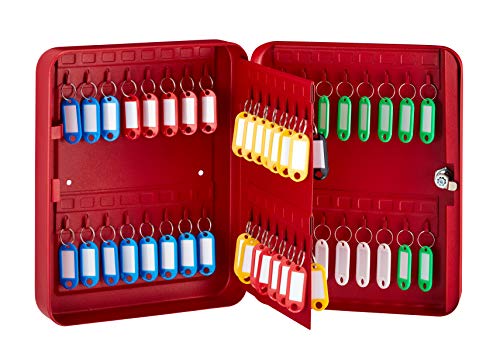 Featured Product AdirOffice Key Cabinet with Key Lock - 60 Key Hooks & Tags - Durable & Heavy Duty Secured Storage Key Organizer Wall Mount for Homes Hotels Schools Valets & Commercial Use